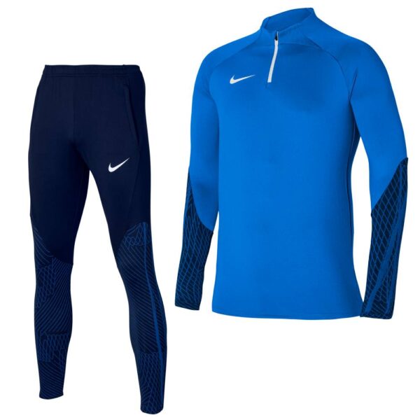 Nike Strike 23 Trainingspak Blauw Donkerblauw Wit