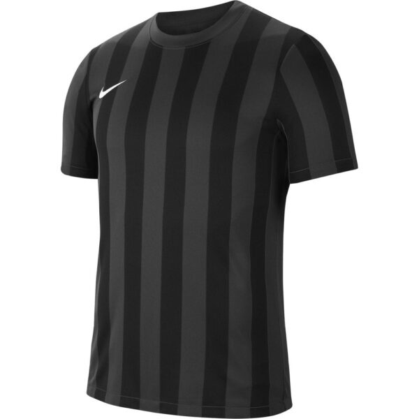 Nike Striped Division IV Voetbalshirt Kids Zwart Antraciet