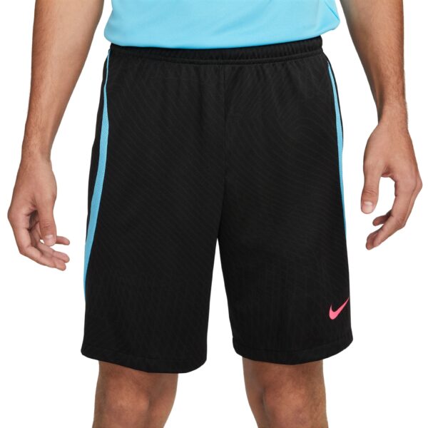 Nike Dri-Fit Strike 23 Trainingsbroekje Zwart Felblauw Roze