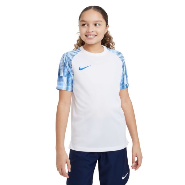 Nike Dri-Fit Academy Trainingsshirt Kids Blauw Wit