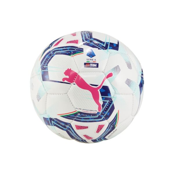 PUMA Orbita Serie A Mini Voetbal Maat 1 Wit Blauw Roze