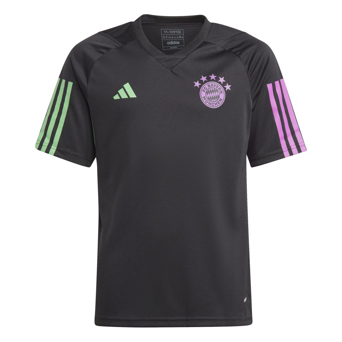 adidas Bayern München Trainingsshirt 2023-2024 Kids Zwart Groen Paars