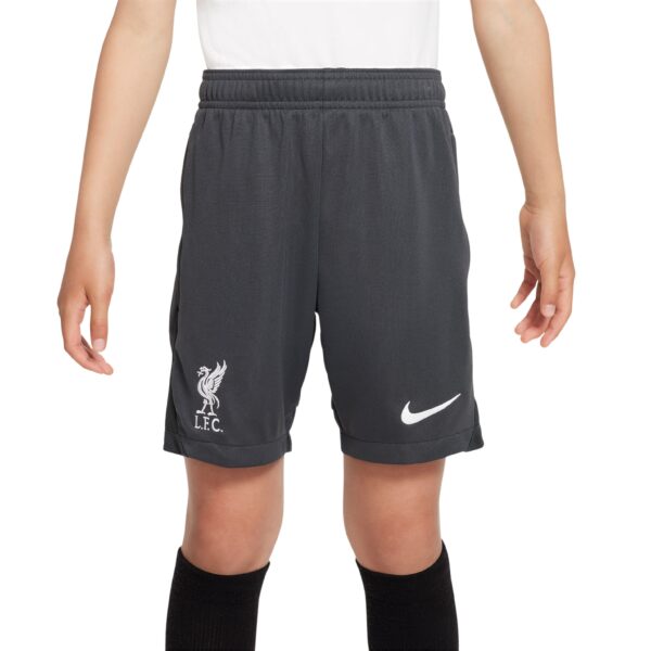Nike Liverpool Academy Pro Trainingsbroekje 2023-2024 Kids Donkergrijs Wit