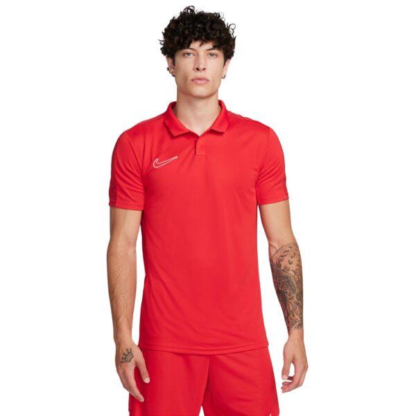 Nike Dri-FIT Academy 23 Polo Rood Wit