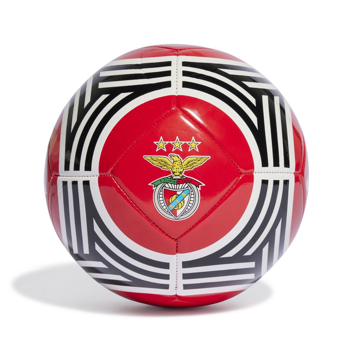 adidas Benfica Club Voetbal Maat 5 2023-2024 Rood Wit Zwart