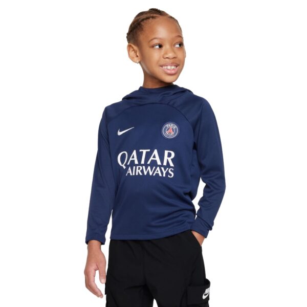 Nike Paris Saint-Germain Academy Pro Training Hoodie 2023-2024 Kids Donkerblauw Wit