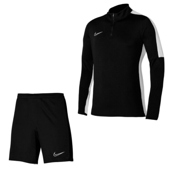 Nike Academy 23 Trainingsset 1/4-Zip Kids Zwart Wit