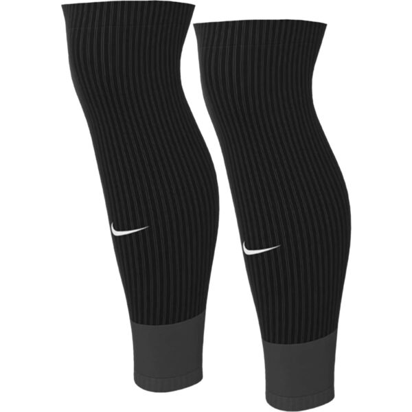 Nike Strike Sok Sleeves Zwart Donkergrijs Wit