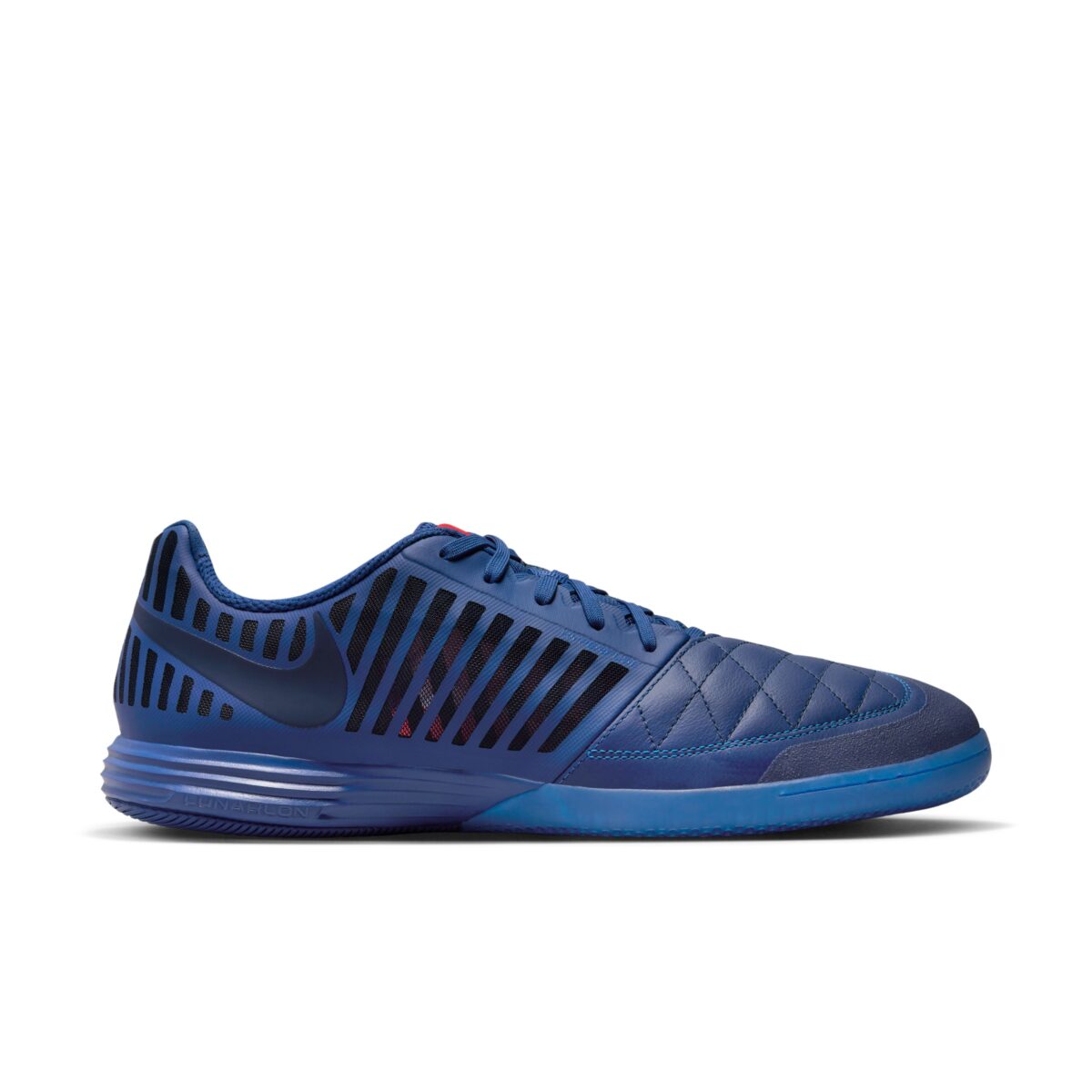 Nike Lunar Gato II Zaalvoetbalschoenen (IN) Donkerblauw Blauw Zwart Rood