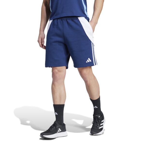 adidas Tiro 24 Sweat Trainingsbroekje Donkerblauw Wit