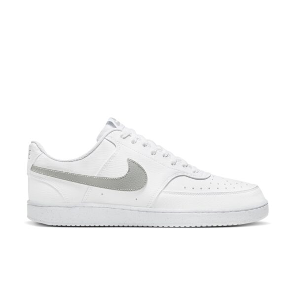 Nike Court Vision Low Next Nature Sneakers Wit Lichtgrijs