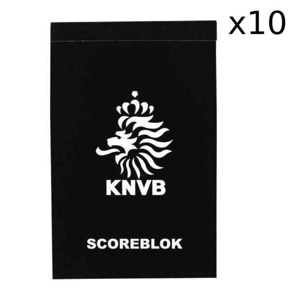 KNVB Scoreblokjes Veldvoetbal 10 Stuks