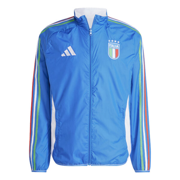 adidas Italië Anthem Trainingsjack Reversible 2024-2026 Blauw Wit