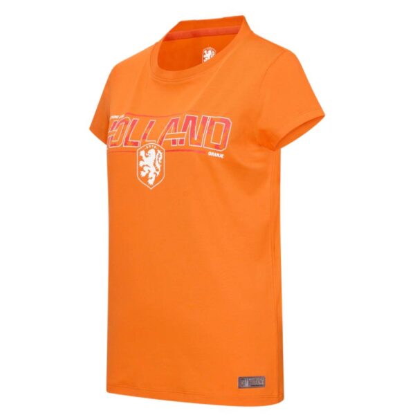 KNVB Holland Logo T-Shirt Dames Oranje